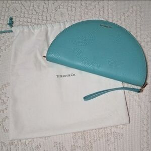 Tiffany & Co. Tiffany Blue Half Moon LARGE  Clutch/Wristlet